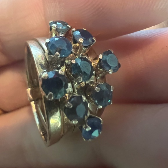 Vintage Harem Sapphire Ring - Picture 6 of 7
